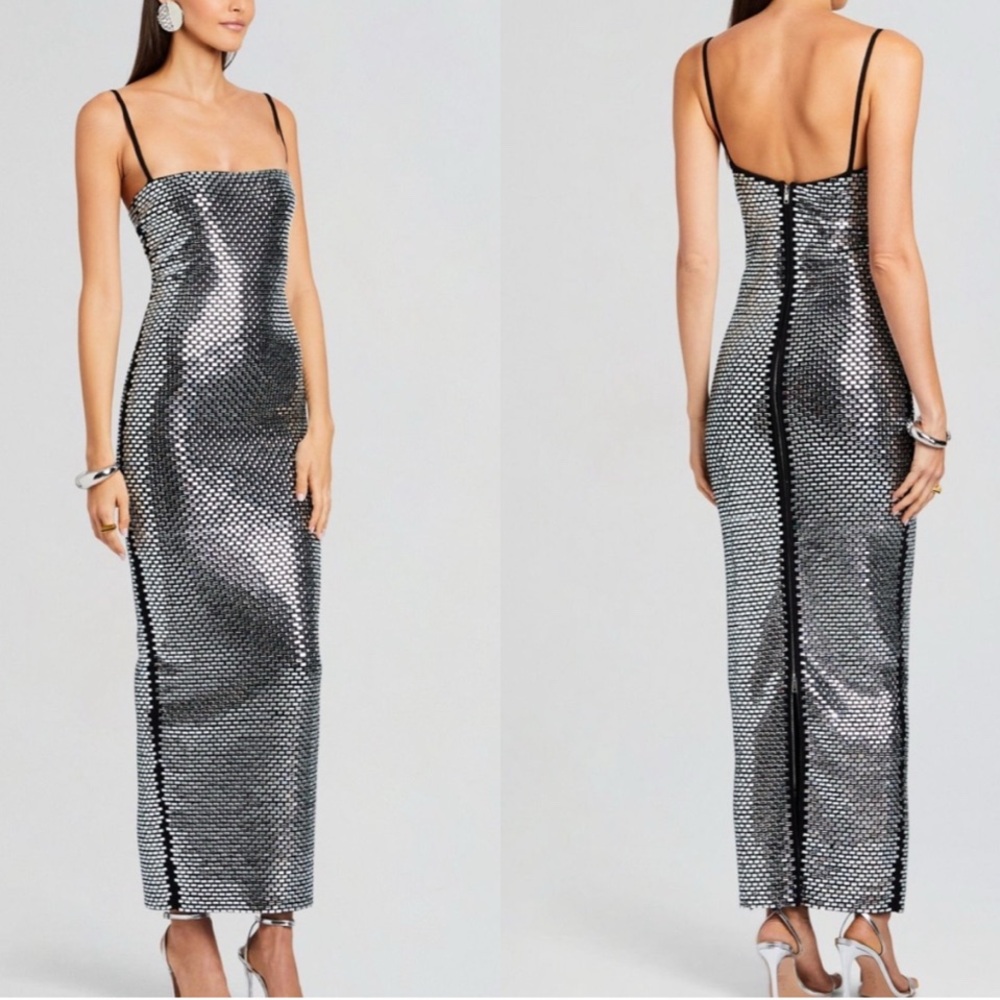 Retrofete KYREE EMBELLISHED KNIT DRESS NWT
